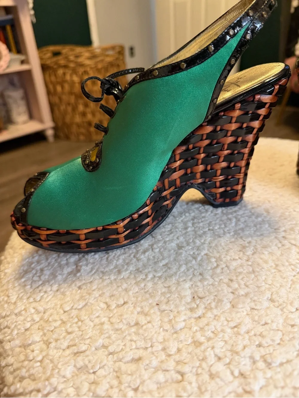 Le Due by Due Farina Green Platform